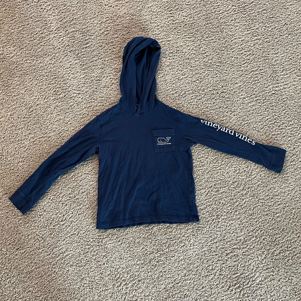 Vineyard Vines hooded long sleeve tee.